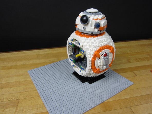 We connected everything to a large base plate.