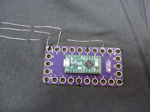 Reference the diagram to see which pins we're using for which LEDs.