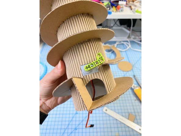 We cut cardboard disks with that diameter.