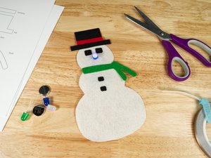 Felt Snowman