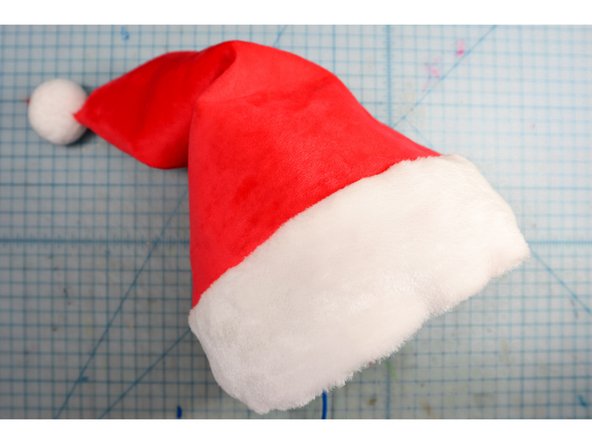 Test the hat by placing it on your head - it should dance around!