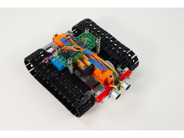 Okay, you've got your tank assembled and the code is loaded. We're almost ready to test.