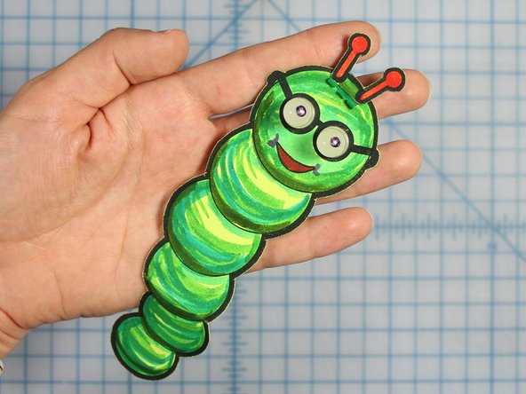 Use a permanent marker to draw eyeballs on top of the LEDs.