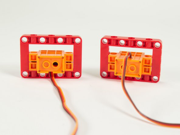 If you turn them around to view from the back you'll notice how one set of wires is on top and one set is on the bottom.