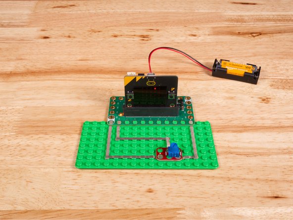 We'll need to connect one side of the Potentiometer to Ground (GND) and the other side to 3.3v