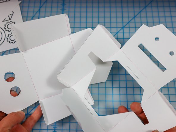 Cut out the head and body template along the solid lines using a craft knife for the interior shapes and scissors or a craft knife for the perimeter.