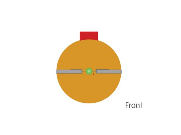 Attach the cap (the small piece of felt) to the top of the ornament.