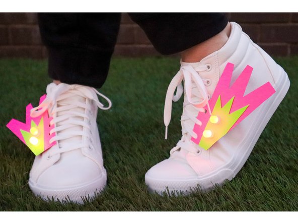 Walk around and show off your new shoe bling!