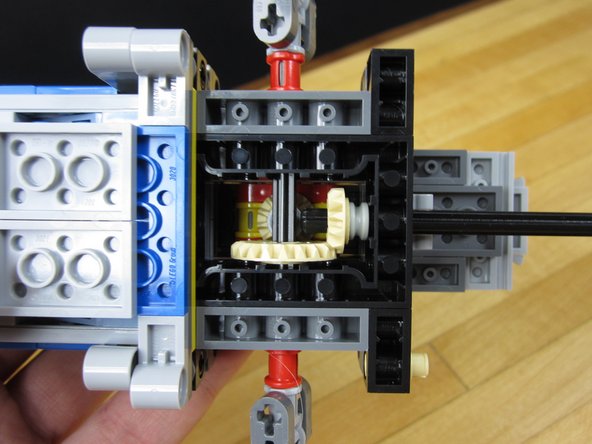 Lastly get the Bevel gear on.