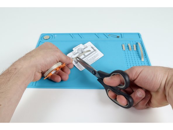 Measure, cut, peel and stick Maker Tape pathways "a,b,c" as shown for the one LED project and "a,b,c,d" as shown for the two LED project.