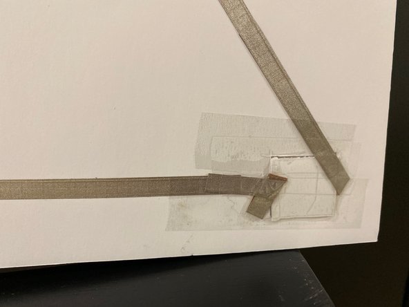 When your circuit is working, place clear tape over the switch to maintain its structure when being pressed.