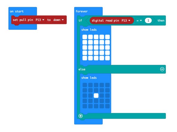 Connect a USB cable to the micro:bit and then plug it into your computer.