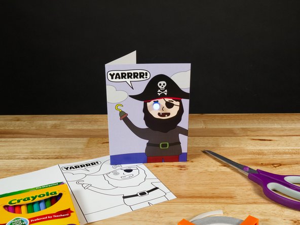 This paper circuits card is a great beginner project. Just follow the steps below to make your card.