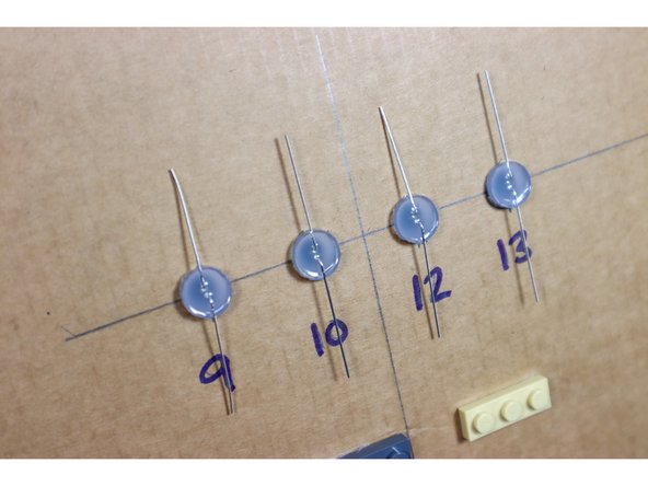 Bend the legs open and flat.