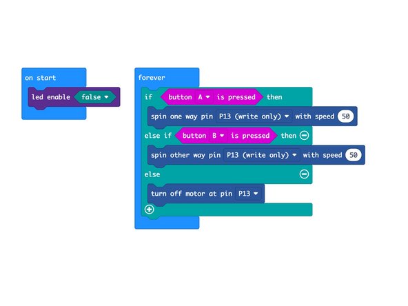 We're going to show a few ways of controlling the winch, starting with the simplest first. This one requires no extra connections and uses the built-in buttons on the micro:bit