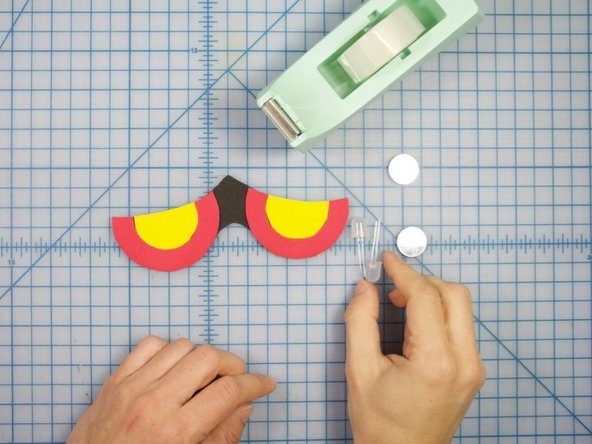 Choose two LEDs to be the glow of the eyes.