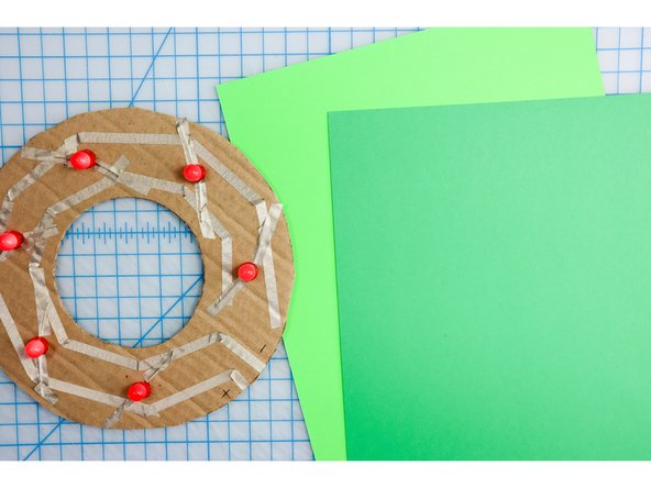 My third idea was to use crumpled up paper.