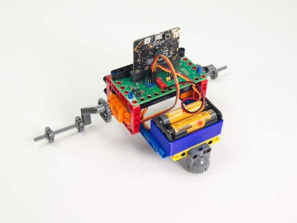 Your Swimming Rover is almost ready to go. (We still need to add some code before it will move though.)