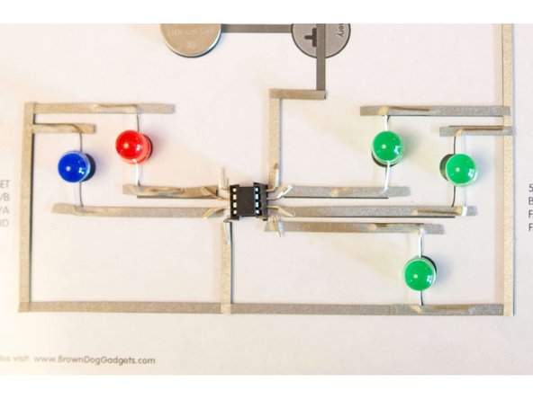 To hold our ATtiny85 we are using what are commonly called &quot;Arduino Stackable Shield Headers&quot; which you can find on Amazon or from a variety of sellers who carry Arduino board. The nice thing about them is that the legs are really long, and we can bend them to our will (and bend them to work in our circuit!)