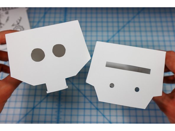 Fold each of the flaps down and apply glue to the outside.