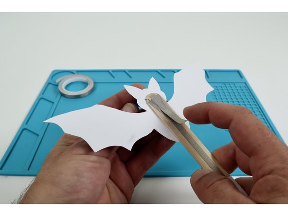 Stick the remaining Maker Tape path down as shown in photo three.