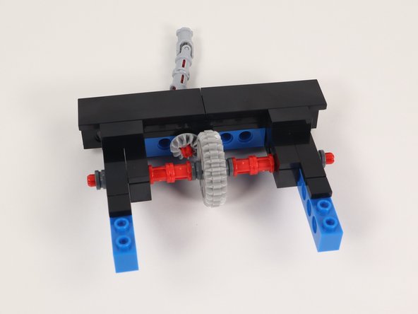 It this point, when turning one gear the other should turn as well.