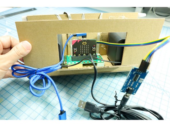 Add the micro:bit to the Bit Board.