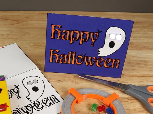 This paper circuits card is a great beginner project. Just follow the steps below to make your card.