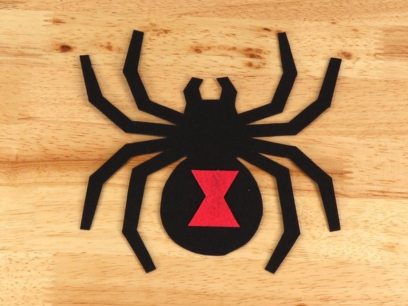 Regular Elmers glue and Tacky glue both work well, but you will need to give the Spider time to dry overnight before adding the circuit. Hot glue also works well and dries fast so you can build the circuit right away.