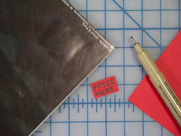 Create a label for your switch and tape it in place.