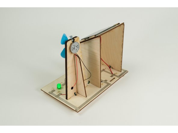 On an overcast or cloudy day could you get at least one LED to light up? How about two LEDS? Did you get the fan to spin?