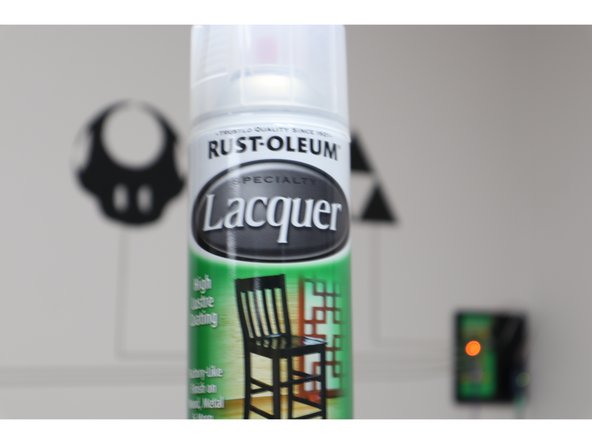 For us this was covering the conductive tape on our graphics with more paint, as well as using some wall colored paint to fix a few errors in our graphics.