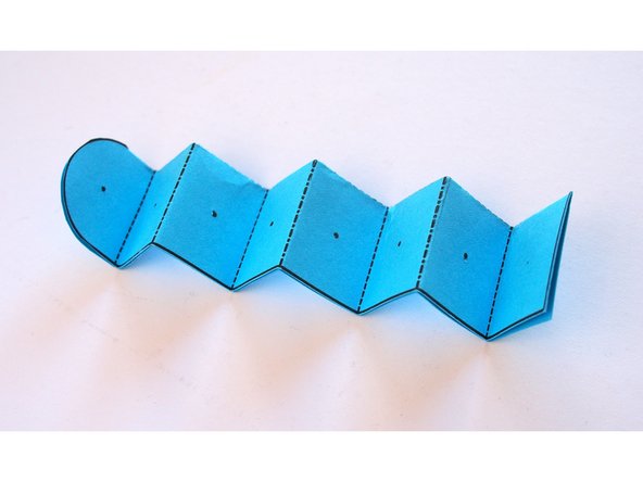 Fold the tentacle in a zig-zag