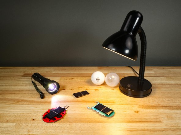 If you've built Solar Bugs or Solar Critters and want to test them while indoors, you have a few options.