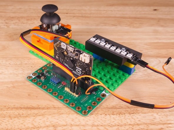 Next, plug S2 (orange) into Pin 13. (S2 is separated from the three-wire connector to allow you to plug it into another row.)