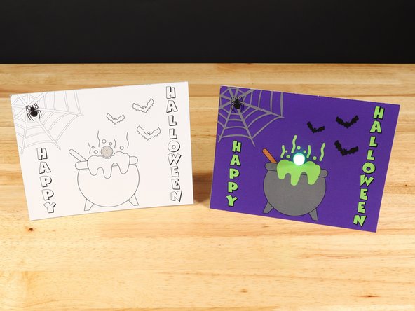 Halloween Cauldron Card