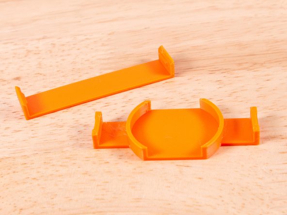 We've also included text on the body and the clip. If you have a multi-color 3D printer we recommend printing the text in black, or at least a darker color than the rest of the print. (You can also ignore the text and just print the body and clip as single-color prints.)