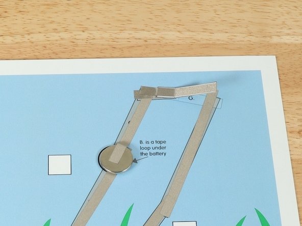 Add the paper switch to the end of Path D. so that the Maker Tape overlaps.