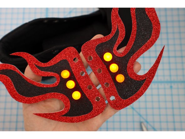 Make sure all of the LEDs are lighting up.