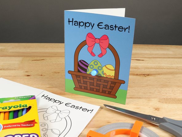 This paper circuits card is a great beginner project. Just follow the steps below to make your card.