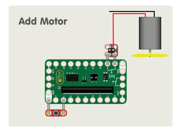 This circuit can exist completely on its own, and the only thing really missing is a switch to turn in on and off, so we'll add one by connecting one side of the circuit to our relay.
