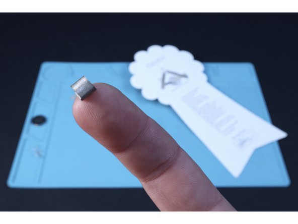 Use of the remaining Maker Tape segment to make a tape loop.