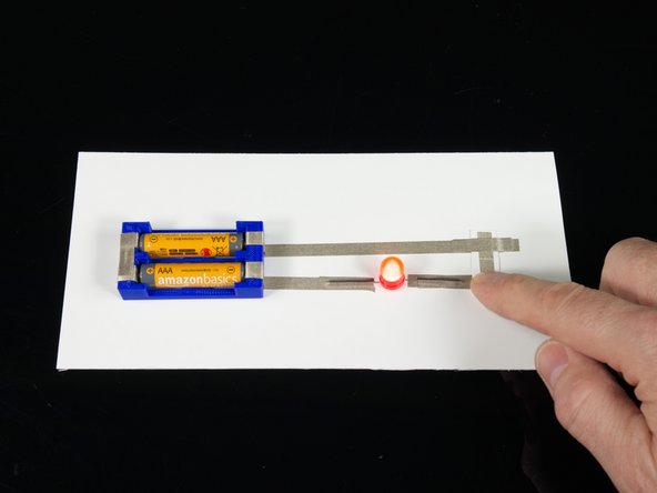 Got some batteries that are down to just one volt? Put three of them in a holder together and you've got a 3 volt battery pack which is equal to a battery pack with two fresh batteries. A great way to get a bit more use out of old batteries.