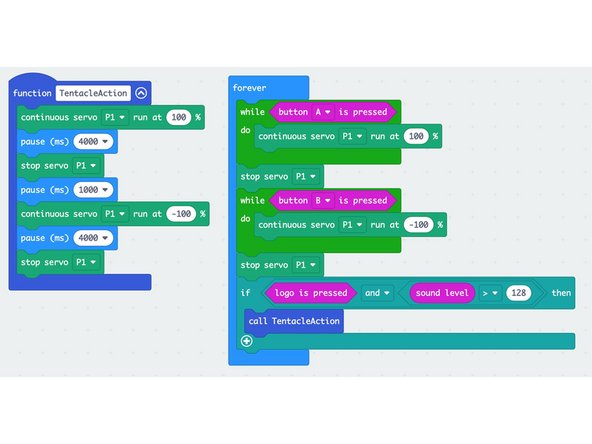 Upload the code from here: Octobot Code