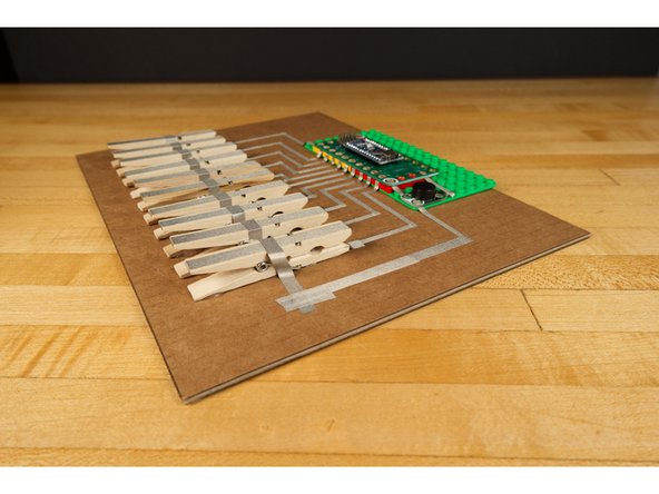 Is a clothespin closer to a &quot;real&quot; piano key than a pushbutton is? Can you press more than one key at a time? What sound do you get if you do?