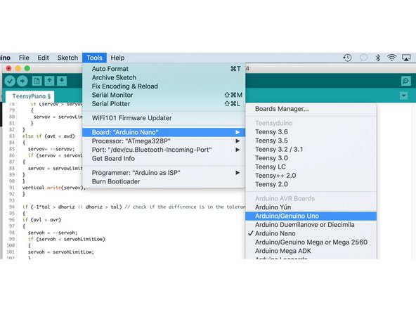 Download and open up the Arduino Software. Open up  a new project window.