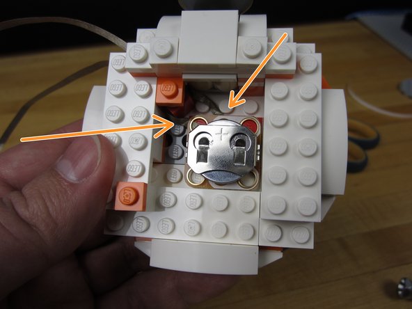 Put a battery into the Crazy Circuits CR2032 Holder.