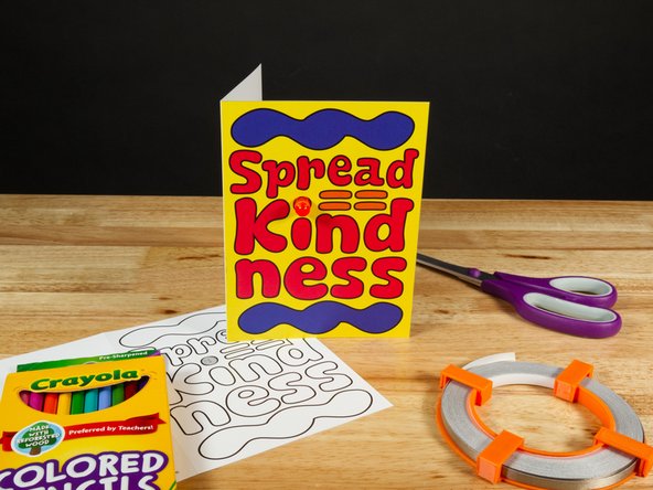 This paper circuits card is a great beginner project. Just follow the steps below to make your card.