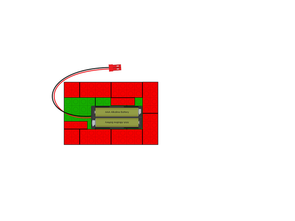 Add a 2AAA Battery Pack as shown.