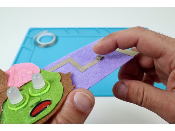 Place that tape loop atop the most current &quot;end&quot; of the path leading from the Short LED Legs.